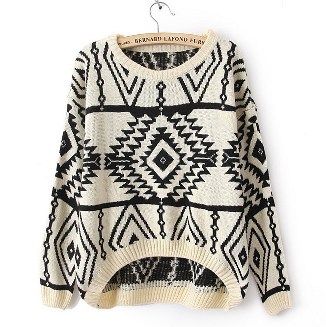 aztec sweater